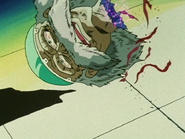 Future Dr. Gero's head after it was knocked off