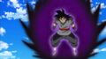 Goku Black powering up