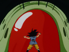 A Mouma headbuttis Goku