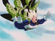 Cell manda KO Vegeta