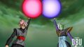 Black's and Zamasu's attack about to combine