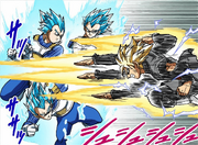 Goku Black fights Vegeta