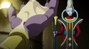 Sand in Beerus' hand