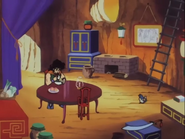 Yamcha and Puar in their hideout