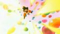 Goku fires his energy attack in Fusion Reborn