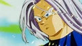 Future Trunks wondering what Goku is about to do