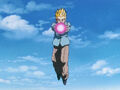 Baby Gohan charges a Masenko