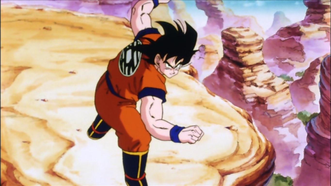 goku vs vegeta saiyan saga