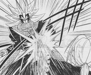 Mechikabura stops Xeno Trunks' attack