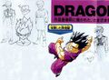 Gohan initial sketches featured in Daizenshuu 4