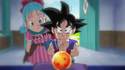 Goku, Bulma, and the 4-Star ball