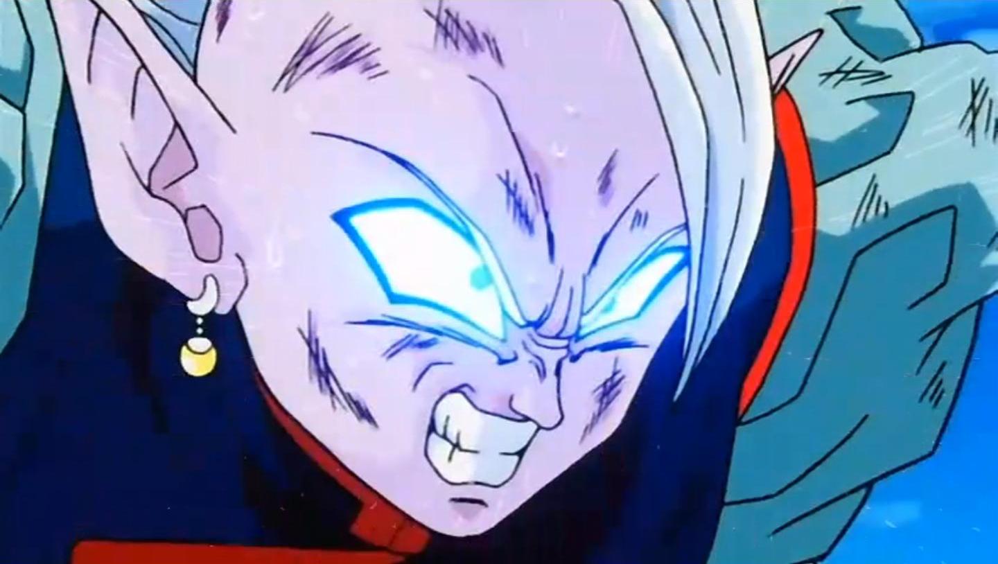 Vegeta uses full power final flash against Jiren