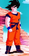 Son Goku antes de pelear con Vegeta