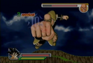 Nappa attacks in Battle Taikan Kamehameha