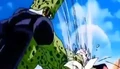 Cell's Double Axe Handle on Gohan