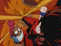 Goku kicks Nam
