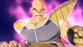 Nappa's ki forming an aura in Burst Limit