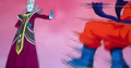 Whis' Kiai knocks Goku back in Resurrection ‘F’