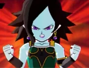 Gine fusa con Towa in Towane nel videogioco Dragon Ball Fusions.