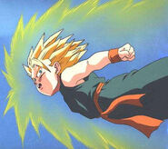 Trunks volando