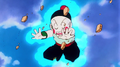 Chiaotzu's psychic powers fail to stop Nappa