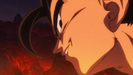 Gogeta smirking in Broly