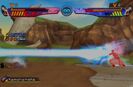 Kid Buu using his Kamehameha on Gohan in Budokai 3