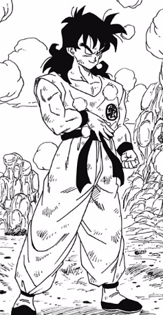 Yamcha surviving goku knocking him into the manga panel : r/Ningen