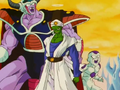 Pikkon appears in front of King Cold and Frieza