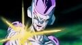 Final Form Frieza firing his Barrage Death Beam towards Gohan