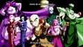 Team Universe 7 in the 2nd opening of Dragon Ball Super