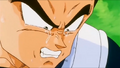 Vegeta's first appearance crying for his failure and knows his end is near