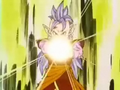 Western Supreme Kai prepares a Sacred Light Bullet