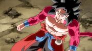 Xeno Goku as a Super Saiyan 4