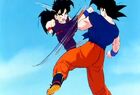 Gohan and Goku sparring