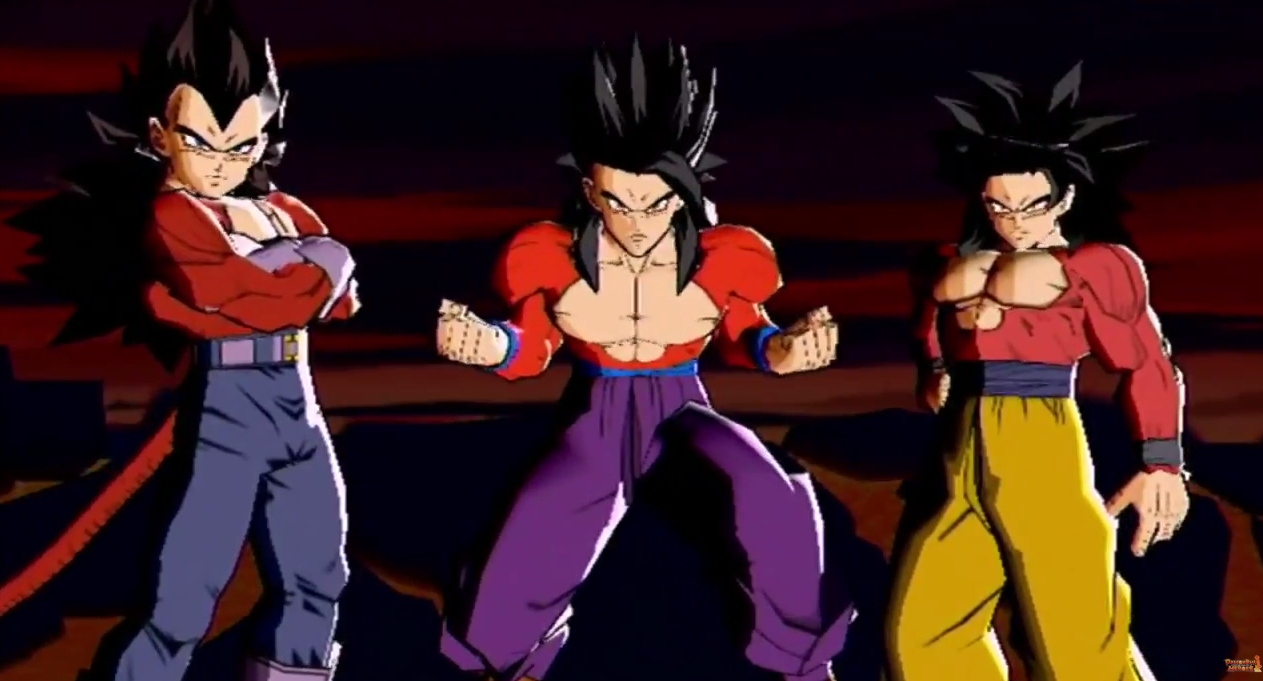 Dragon Ball Heroes Super Saiyan 4 Broly/Goku/Vegeta Opening Animation 