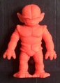 Keshi Part 2 Saibaman red figurine front view