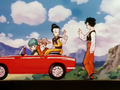 Bulma's red car