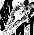 Vegeta's Energy Barrage Wave in the manga