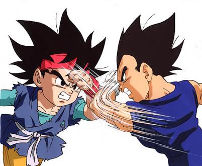 Son Goku Jr. vs. Vegeta Jr. | Dragon Ball Wiki Hispano | Fandom