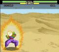 Piccolo charging his Special Beam Cannon in Super Butoden 2