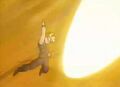 Gohan fires his Ki Blast in Plan to Eradicate the Saiyans (1993)