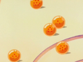 The Dragon Balls in Frieza's spaceship