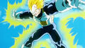 Vegeta gathers energy for the Final Flash