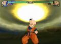 Krillin uses a Destructo Disk