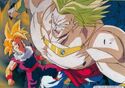 Broly attacks Gohan