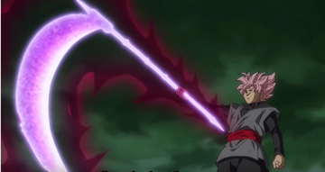 UL rose goku black uses scythe the whole fight gains health and