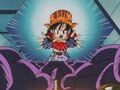 Pan fires an energy attack at Machine Mutants