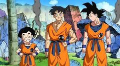 Goku,krilin y yamcha