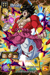 Super Full Power Saiyan 4 Broly card for Dragon Ball Heroes